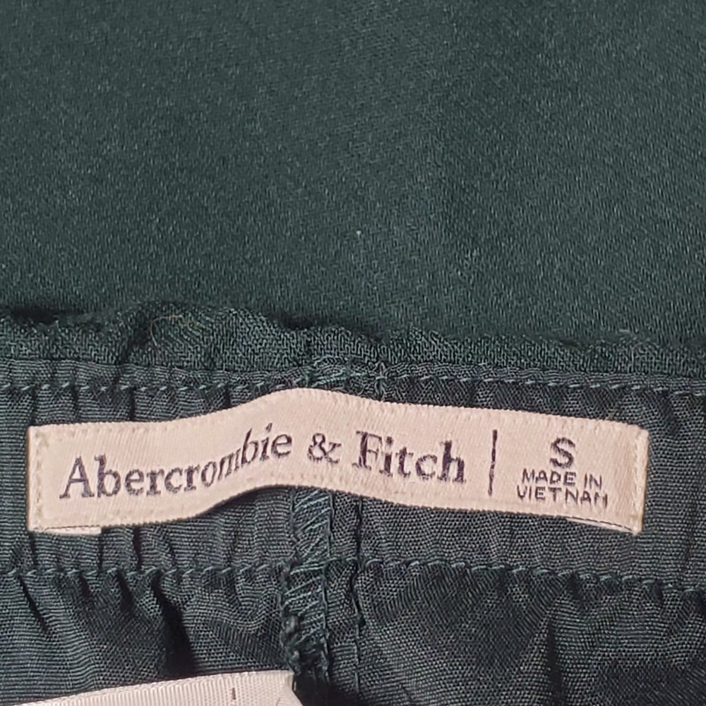 Abercrombie & Fitch Womens Academia Preppy Mini Skort Size S Green University - Picture 3 of 11